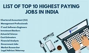 Top 10 Highest Paying Jobs in India 2021 